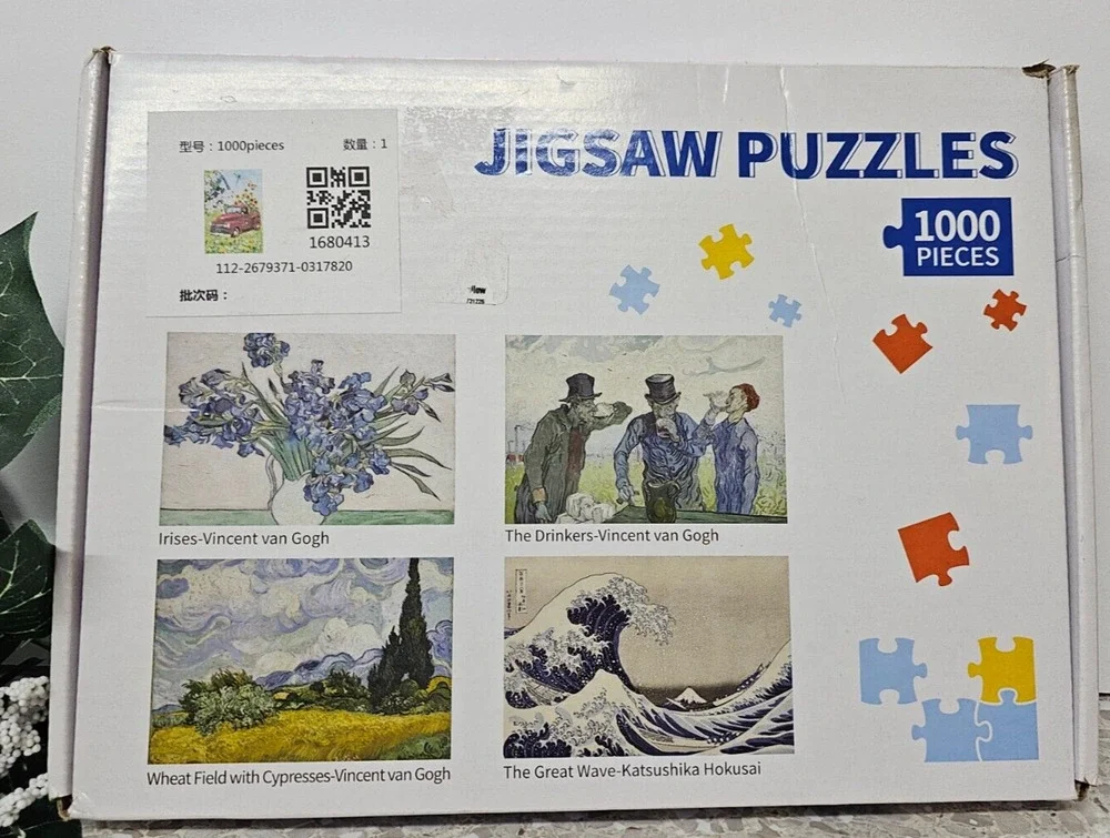 Wooden Wood Puzzle Red Truck In the Spring 1000 Pcs Xiamen New Sealed